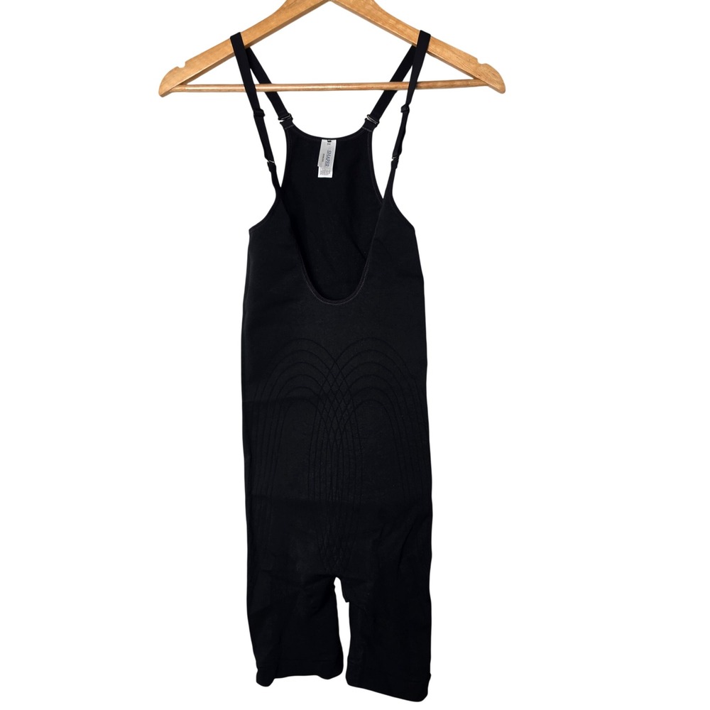Shaper Bodysuit Women XL/XXL Black Seamless Mid-Thigh Shapewear Faja Compression